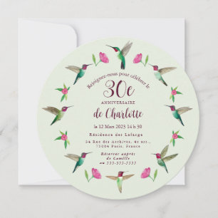 Tarjeta de invitación por cumpleaños