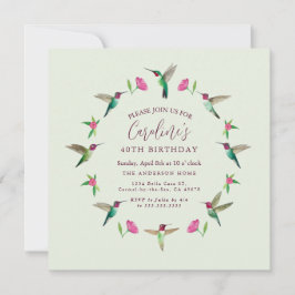 Tarjeta de invitación por cumpleaños