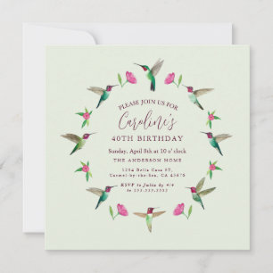 Tarjeta de invitación por cumpleaños