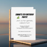 Tarjeta de invitación por cumpleaños | 1.ᵉʳ Bash d