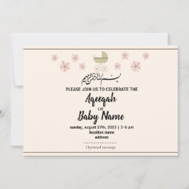 Tarjeta de invitación rápida e instantánea para Ch