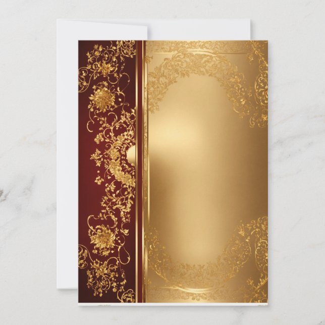 Tarjeta de invitación real (Anverso)