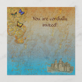 Tarjeta de invitación real al castillo de Storyboo