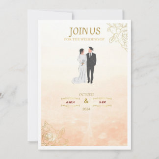 TARJETA DE INVITACIÓN ROSA