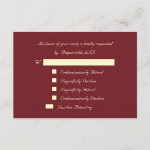 Tarjeta de invitación RSVP para evento de Fiesta d