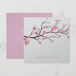 TARJETA DE INVITACIÓN: SAKURA CHERRY BLOSSOMS