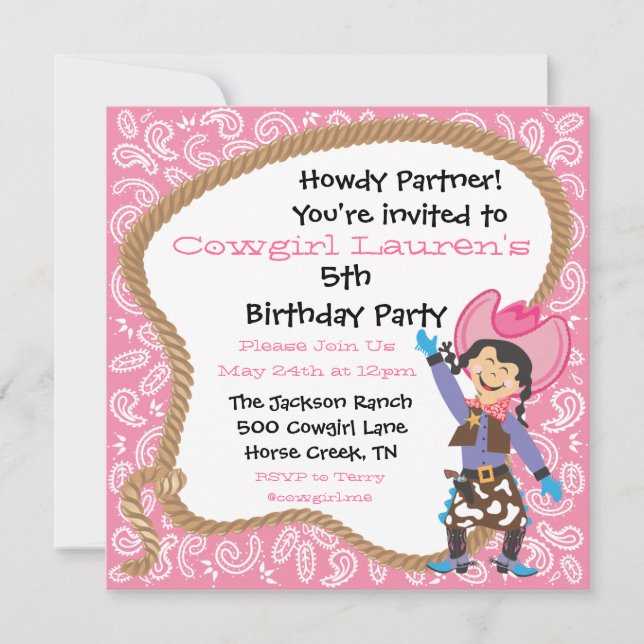 Tarjeta de invitación satelital para fiesta de cum (Anverso)