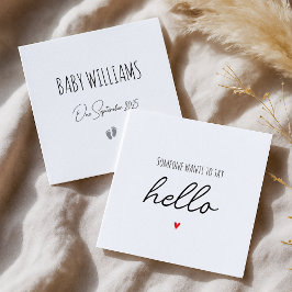 Tarjeta de Invitación simple de sorpresa revelar e