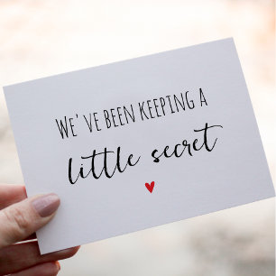 Tarjeta de Invitación simple para el embarazo de l