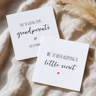Tarjeta de Invitación simple para el embarazo de l