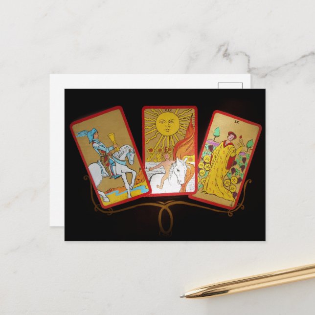 Tarjeta de invitación Tarot Cards (Anverso/Reverso In Situ)