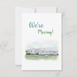 Tarjeta de Invitación "We're Moving"