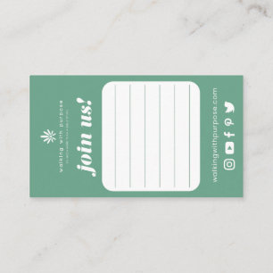 Tarjeta de invitación WWP (pequeña)
