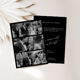 Tarjeta de Invitaciones de Boda recién casados de