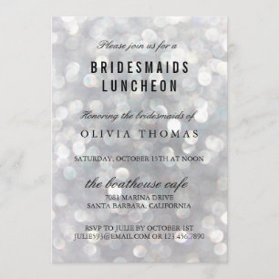 Tarjeta de invitaciones para el almuerzo de las Br