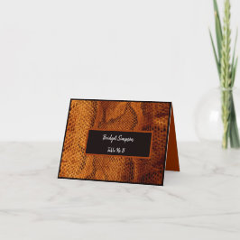 tarjeta de invitado de boda de animales salvajes d