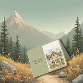 Tarjeta de invitado de boda Monograma Monograma de