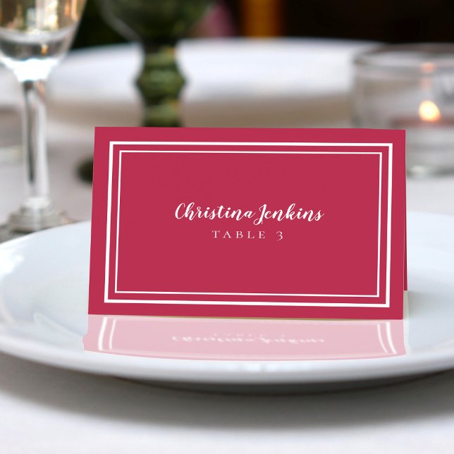 Tarjeta de invitado para Bodas de la Moda Roja Mag (Subido por el creador)