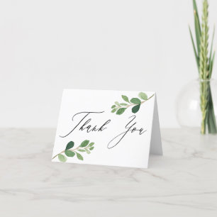 Tarjeta de invitados de agradecimiento
