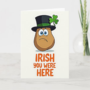 Tarjeta de Irish You Were Here