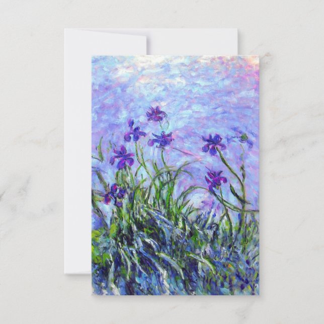 Tarjeta de irlandeses monet Lilac (Anverso)