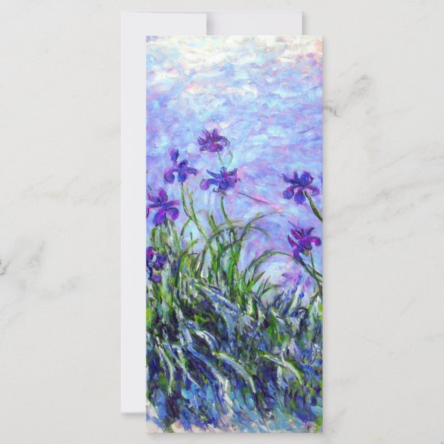 Tarjeta de irlandeses monet Lilac (Anverso)