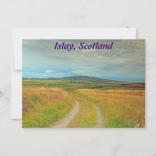 Tarjeta de Islay, Escocia (Anverso)