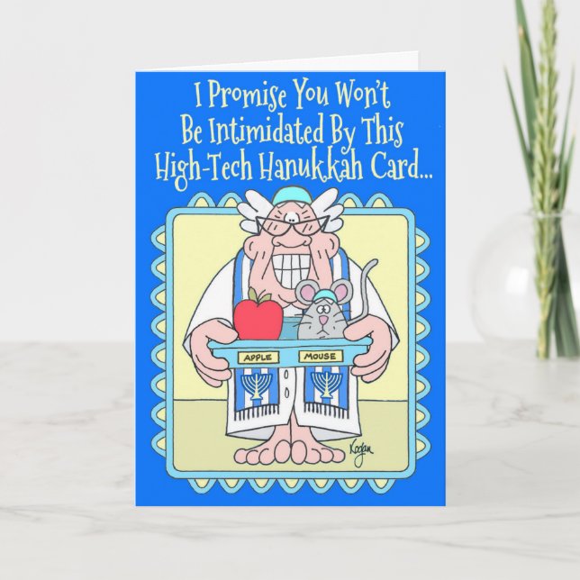 Tarjeta de Jánuca del RATÓN de APPLE (Anverso)