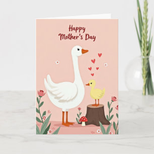 Tarjeta de jardín caprichosa para el día de la mad