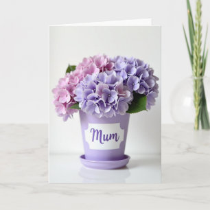 Tarjeta de Jardín de Flores de Lunares