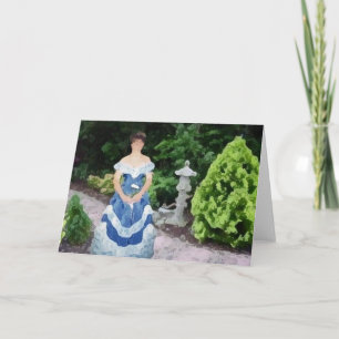 Tarjeta de jardín de serenidad