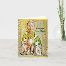 Tarjeta de Jesucristo del Señor