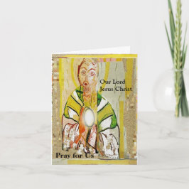 Tarjeta de Jesucristo del Señor