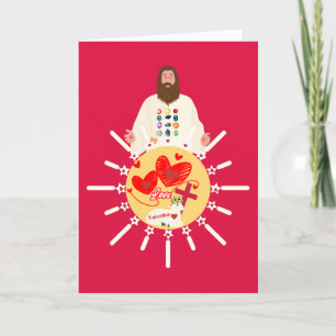 Tarjeta de Jesús Cuida a Quienes lo Aman