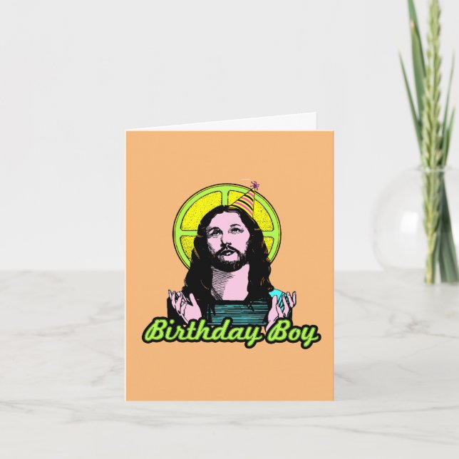 Tarjeta de Jesús Niño en su Cumpleaños (Anverso)