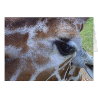 ¡Tarjeta de jirafa!