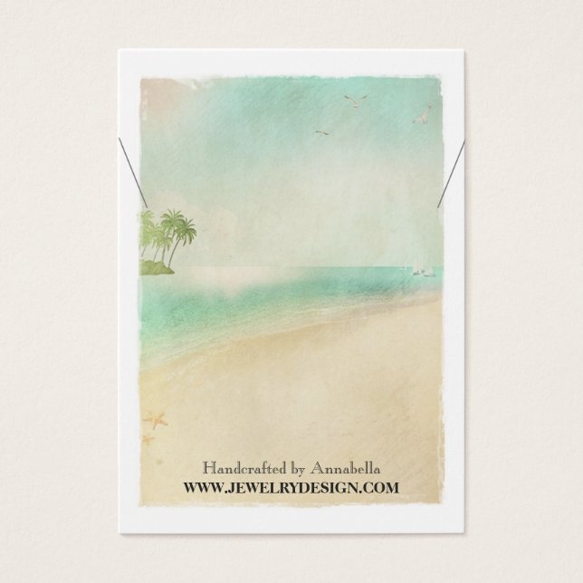 Tarjeta de joyería Personalizado del soporte del c (Frente)