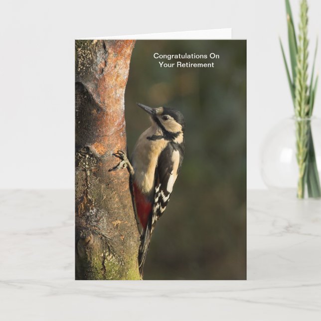 Tarjeta de Jubilación de Carpintero (Anverso)