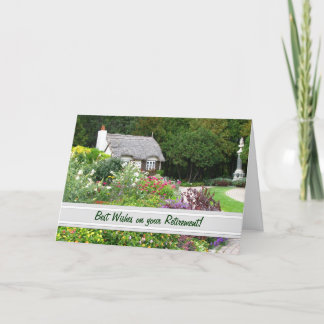 Tarjeta de Jubilación de Jardín Inglés