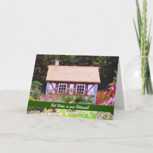 Tarjeta de Jubilación de Jardín Inglés