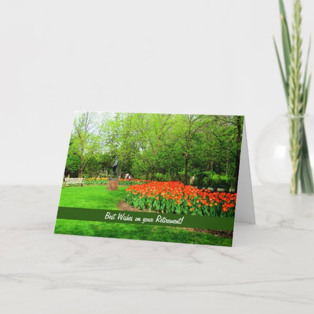 Tarjeta de Jubilación de Jardín Inglés (Anverso)