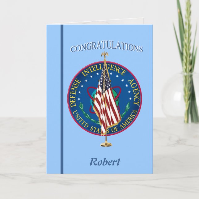 Tarjeta de Jubilación de la Agencia de Inteligenci (Anverso)