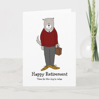 Tarjeta de Jubilación de Perro