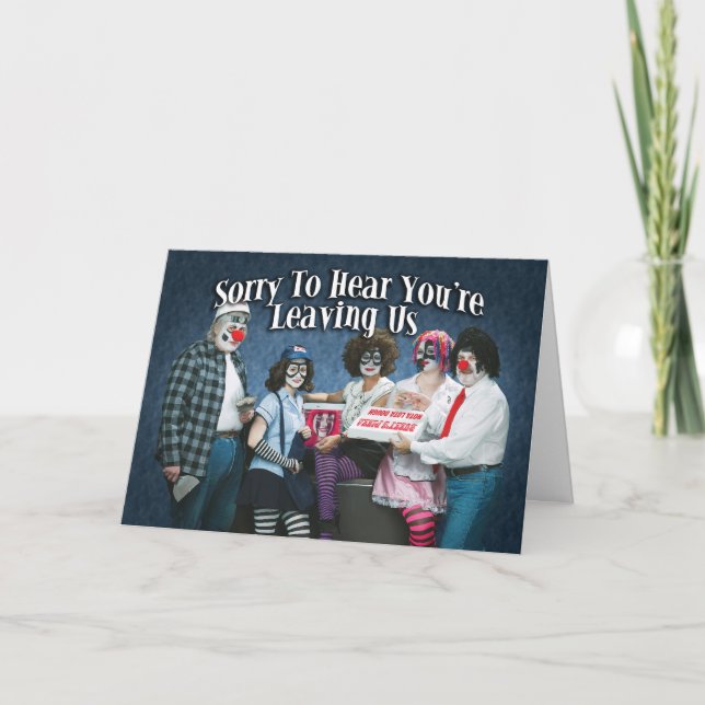 Tarjeta de jubilación divertida (Anverso)