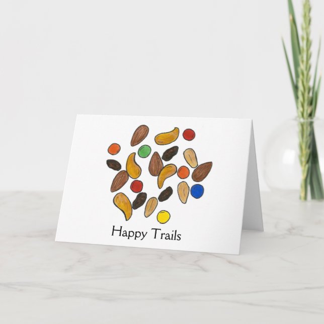 Tarjeta de Jubilación Happy Trails Trail Mix Goway (Anverso)