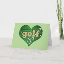 Tarjeta de Jubilación Verde del Corazón para el Ca