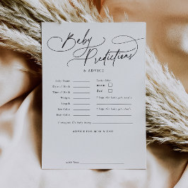 Tarjeta de juego Baby Shower DARCY Boho Baby Predi