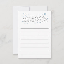 Tarjeta de juego Baby Shower de Star Wings and Adv