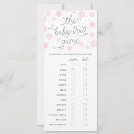 Tarjeta de juego Baby Shower Juego de Rentabilidad