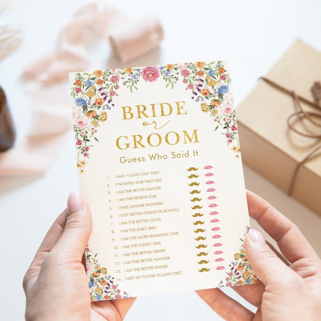 Tarjeta de juego Bridal Bridal Shower Bridflower B (Subido por el creador)